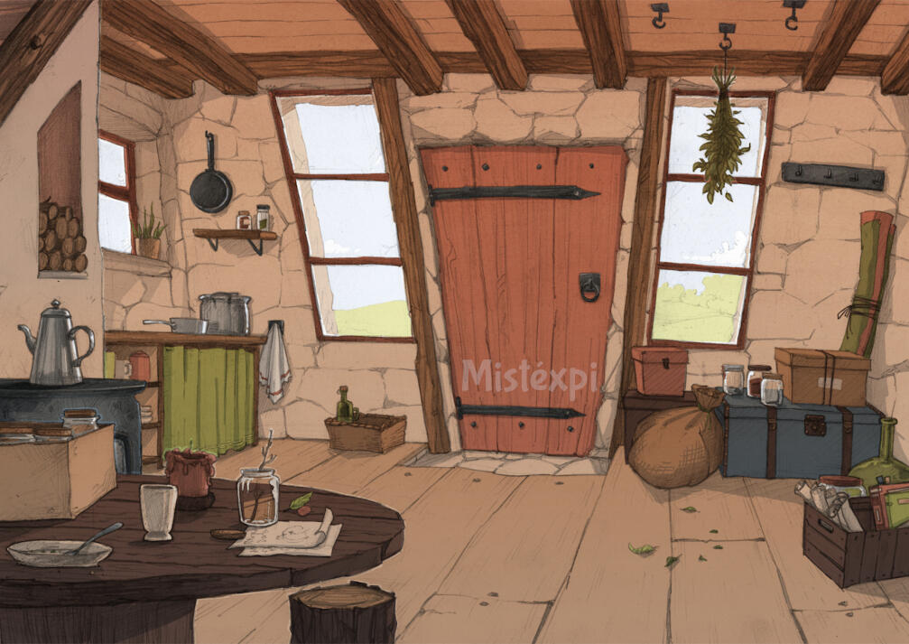 "Selve" - Maison du personnage principal - Version jour